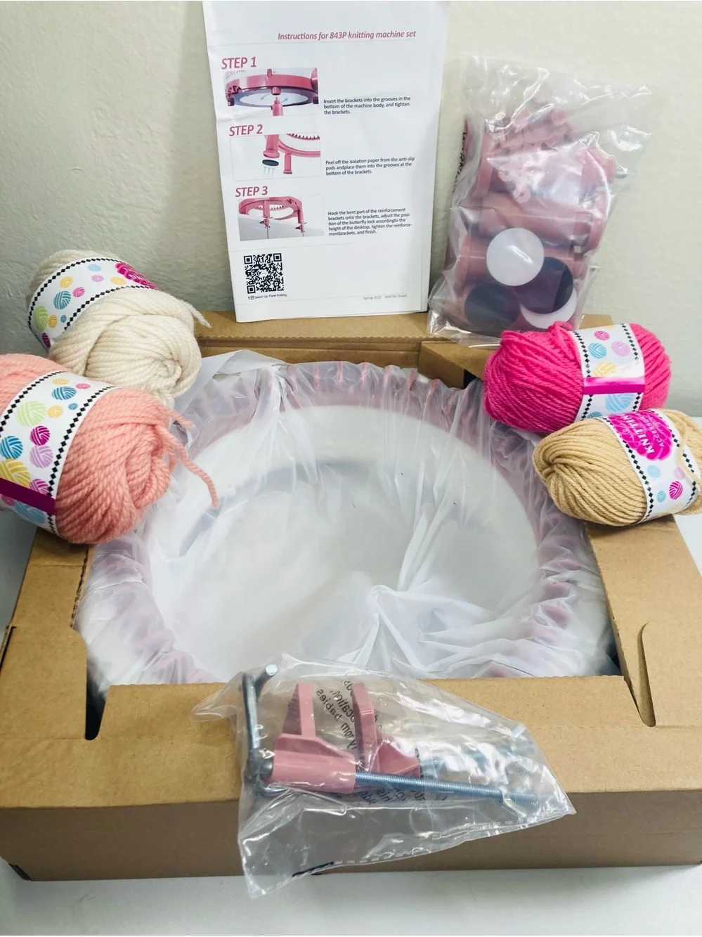 NEW Sentro Updated Knitting Loom Machine – 48-Needle Knitting Machine